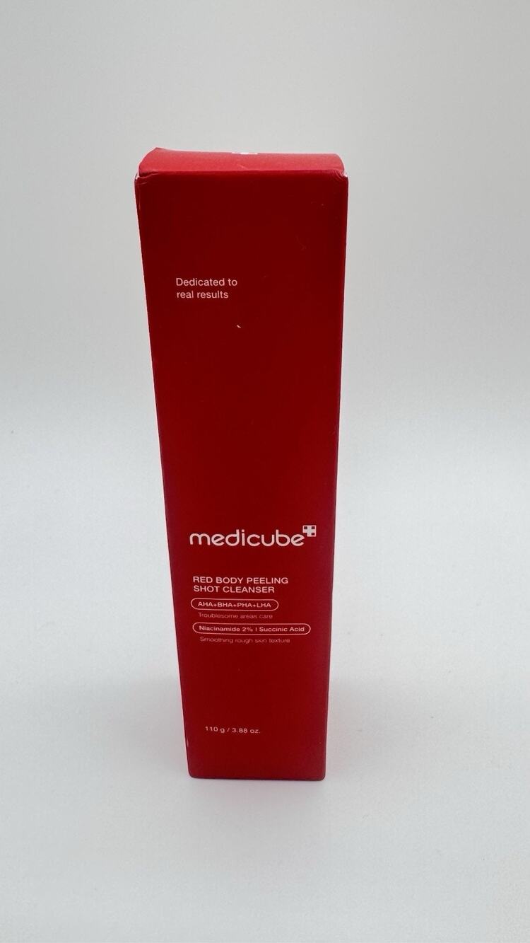 medicube Red Acne Body Peeling Shot Acne AHA/BHA/PHA/LHA + Niacinamide 110g